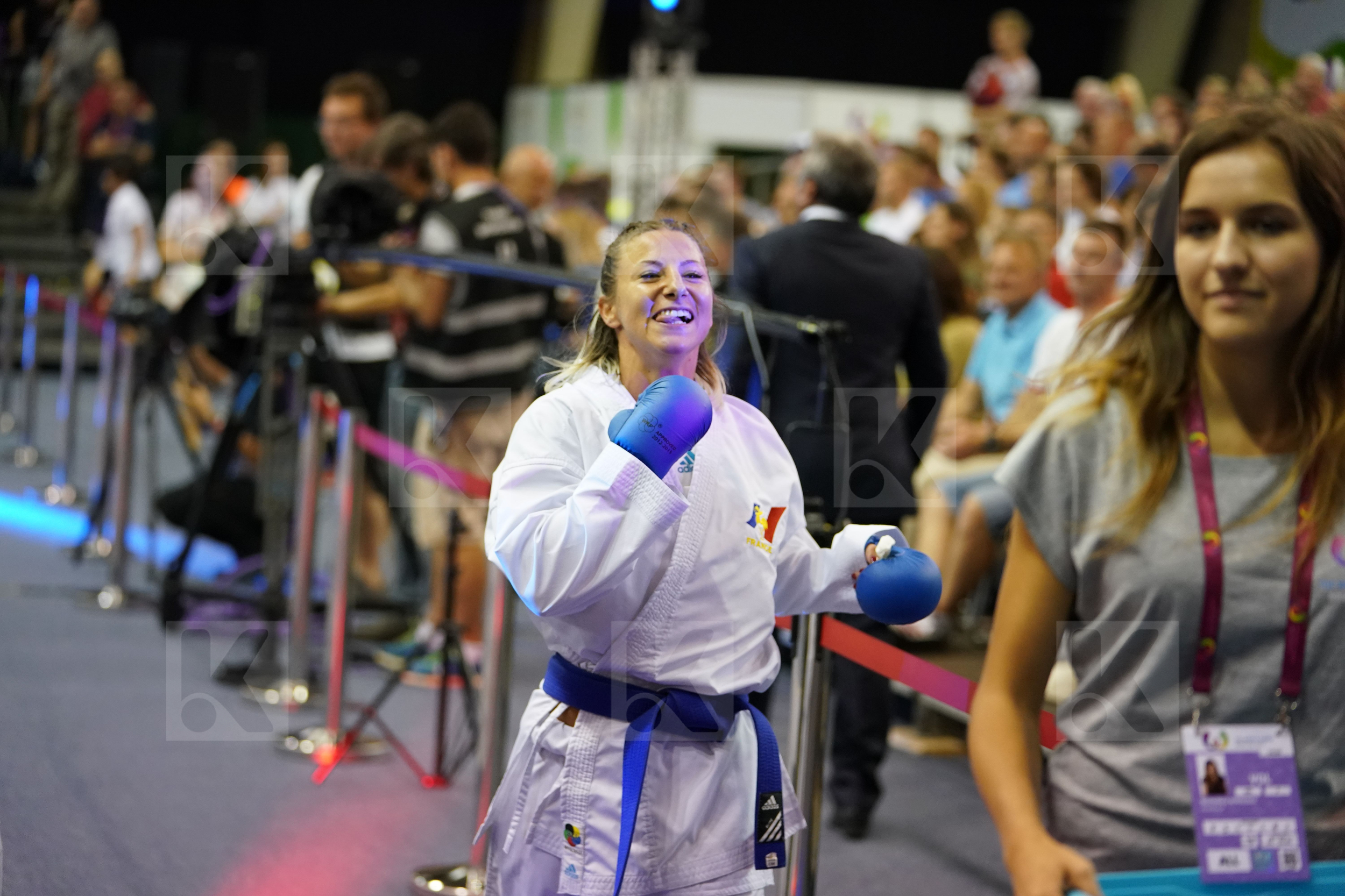 Female Kumite -50kg France Gold match Japan Miyahara Miho Recchia Alexandra